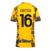 Camisa de Futebol Inter Milan Davide Frattesi #16 Equipamento Alternativo Mulheres 2024-25 Manga Curta